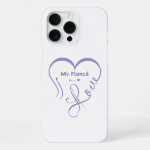 Funda Para iPhone 16 Pro Max Amo a mi prometido • Tú = ♥ 🫳🏻💍