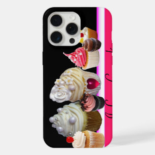 AMO DELICIOSOS CUPCAKES Rosa, Fucsia Blanco