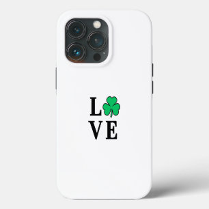 Funda Para iPhone 13 Pro Amo Irlanda Amo El Irlandés Shamrock Clover Modern