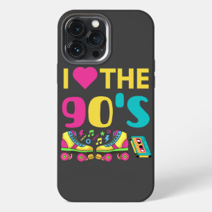 Funda Para iPhone 13 Pro Max Amo los 90, outfit retro vintage de los 90