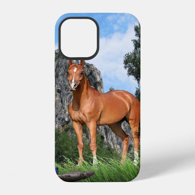 Funda Para iPhone Amo los caballos (Reverso )