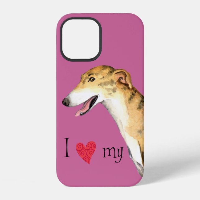 Funda Para iPhone Amo mi Greyhound (Reverso )