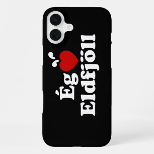 Funda Para iPhone 16 Plus Amo (Quiero) Volcanes [Ég Elska Eldfjöll]