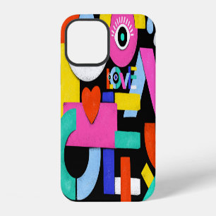 Funda Para iPhone 12 Amor abstracto, ojos: patrón colorido