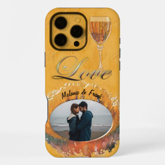 Funda Para iPhone 16 Pro Max Amor al Atardecer Abstracto 0612