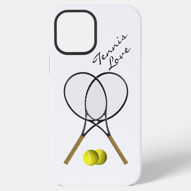 Funda Para iPhone Amor al Tenis  (Reverso )
