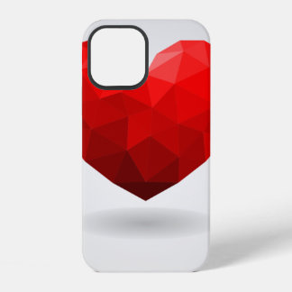 Funda Para iPhone 12 Amor corazón bajo polinismo valentina