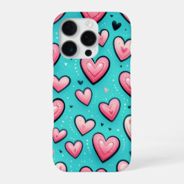 Funda Para iPhone 16 Pro Amor de Algodón de Azúcar