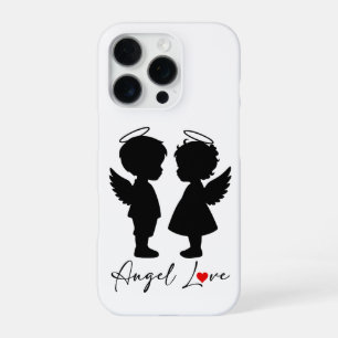 Funda Para iPhone 16 Pro Amor de Ángel – Diseño de Pareja de Ángeles Adorab