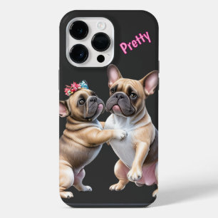 Funda Para iPhone 14 Pro Max Amor de Bulldog Francés  Bulldog Francés