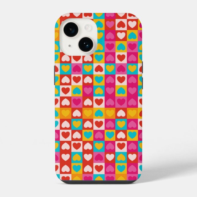 Funda Para iPhone Amor en Patrones (Reverso )