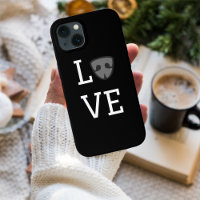 Amor Personalizado con nariz de Perrito lindo, neg