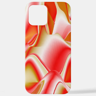 Funda Para iPhone 12 Pro Max Amor y Oro Abstracto 3D Arcoíris