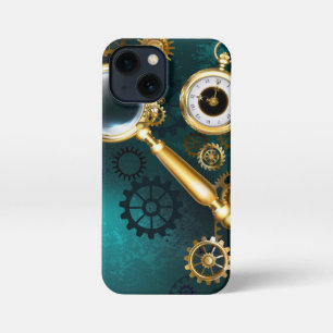 Funda Para iPhone 13 Mini Ampliador en estilo Steampunk