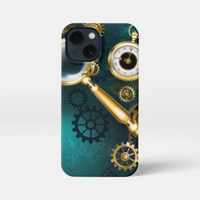 Funda Para iPhone Ampliador en estilo Steampunk (Reverso )
