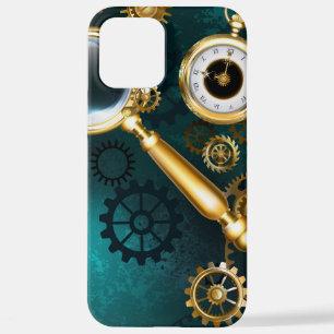 Funda Para iPhone 12 Pro Max Ampliador en estilo Steampunk