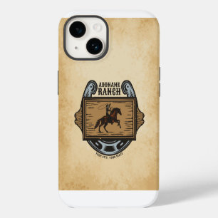 Funda Para iPhone 14 AÑADIR A Vaquero DOMICILIO Rancho de Caballo de Fa