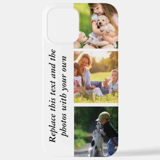 Funda Para iPhone Añadir su propio texto y fotos (Reverso )