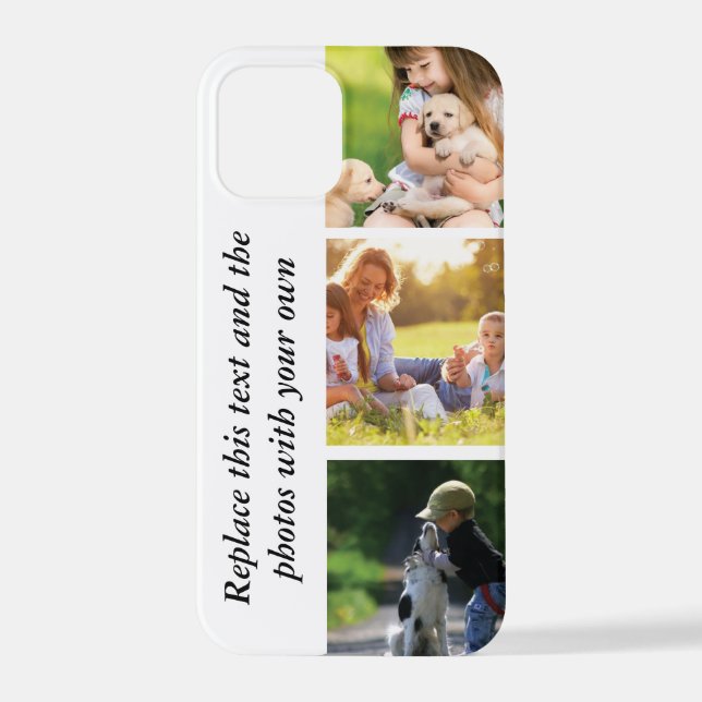 Funda Para iPhone Añadir su propio texto y fotos (Reverso )