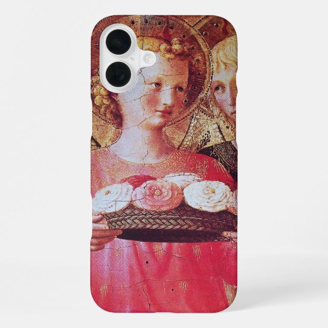 FUNDA PARA iPhone ÁNGEL CON ROSAS (Reverso )