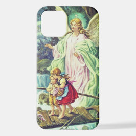 Funda Para iPhone 12 Ángel de la guarda en puente