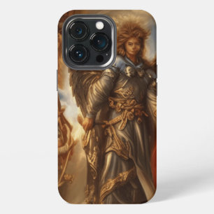 Funda Para iPhone 13 Pro Ángel de Protección en Armadura de Acuarela