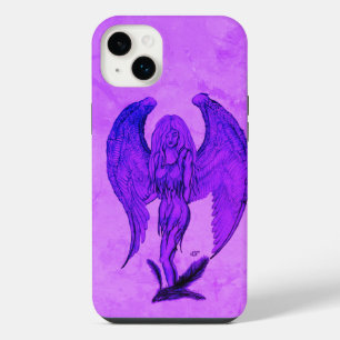 Funda Para iPhone 14 Plus Ángel en estilo de tatuaje