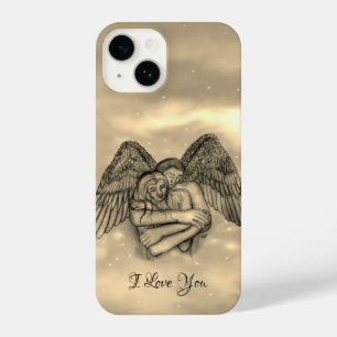 Funda Para iPhone 14 Angel Eros en el amor, te amo