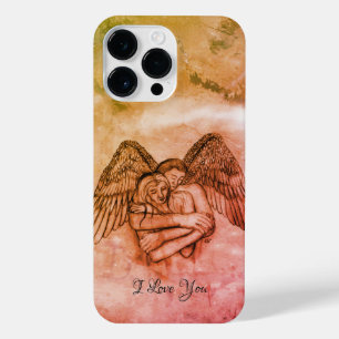 Funda Para iPhone 14 Pro Max Angel Eros en el amor, te amo