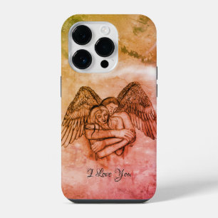 Funda Para iPhone 14 Pro Ángel Eros enamorado, te amo