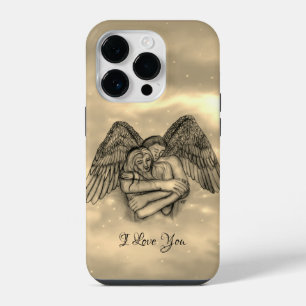 Funda Para iPhone 14 Pro Ángel Eros enamorado, te amo