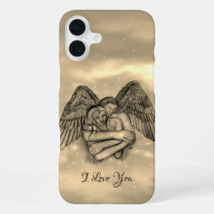 Funda Para iPhone 16 Plus Ángel Eros enamorado , te amo