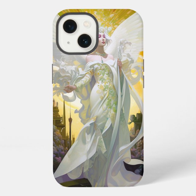 Funda Para iPhone Angel Fantasy Art (Reverso )