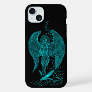 Ángel perdido en el amor, negro y verde diseño