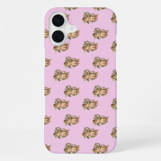 Funda Para iPhone 16 Plus ángel querubín rosa