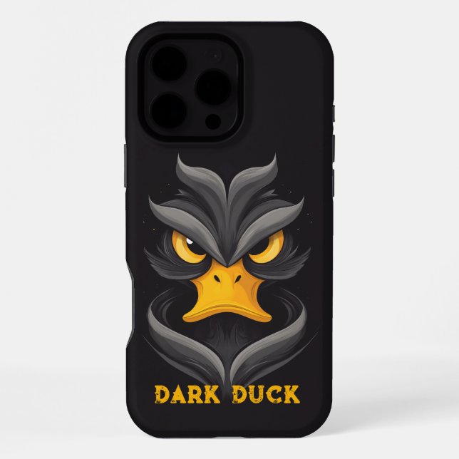 Funda Para iPhone Angry Duck Black (Reverso )
