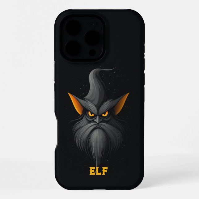 Funda Para iPhone Angry Magical Elf Black (Reverso )