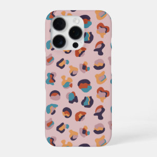 Funda Para iPhone 16 Pro Animal Leopardo Rosa Moderno
