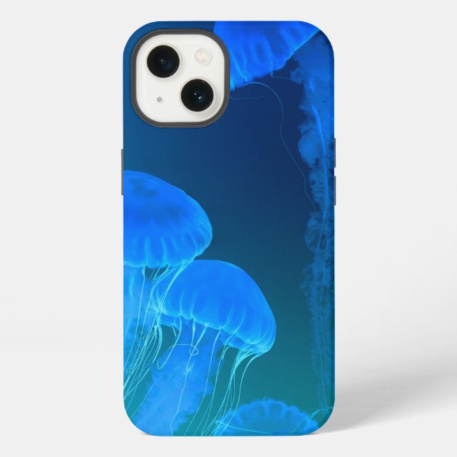 Funda Para iPhone Animales marinos, medusas (Reverso )