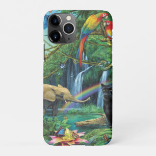 Funda Para iPhone 11Pro Animales que viven juntos tiran almohada