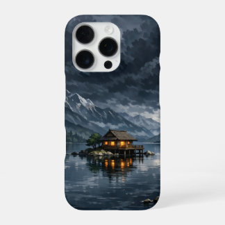 Funda Para iPhone 16 Pro anime style lake with mountains