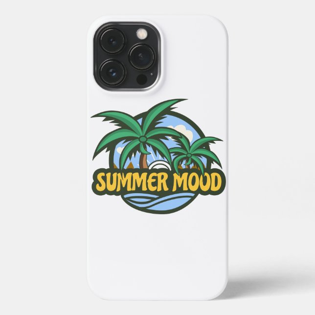 Funda Para iPhone Ánimo de verano (Reverso )