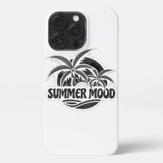 Funda Para iPhone Ánimo de verano (Reverso)