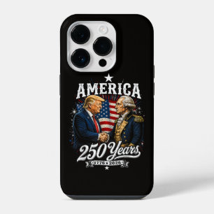 Funda Para iPhone 14 Pro Aniversario de América 250º Trump Washington