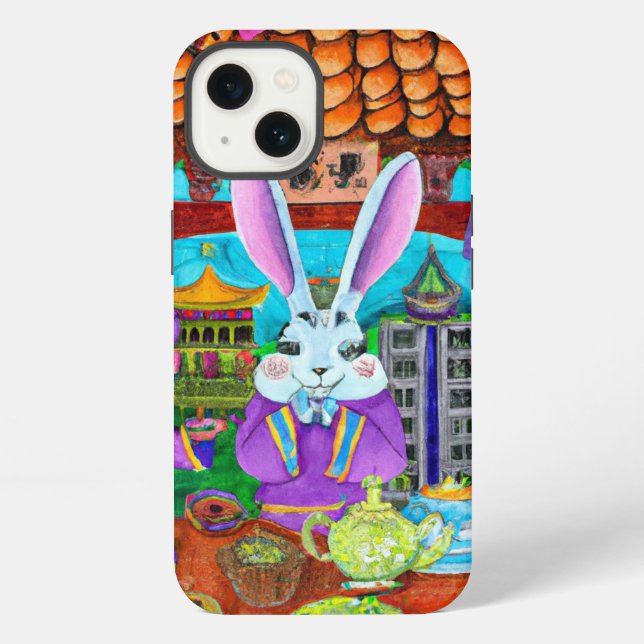 Funda Para iPhone Año del conejo (Reverso )