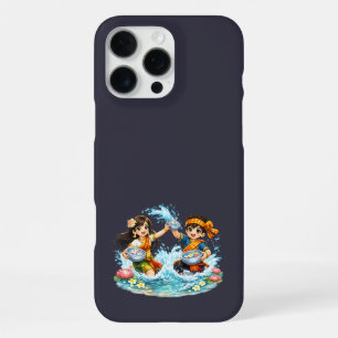 Funda Para iPhone 16 Pro Max Año Nuevo Lao Festival del Agua Niños – Pi Mai Lao