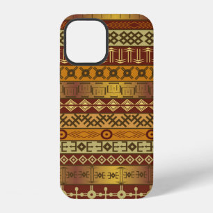 Funda Para iPhone 12 Antecedentes con motivos étnicos africanos