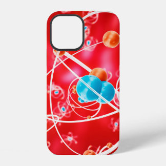 Funda Para iPhone 12 Antecedentes de átomo abstracto, Modelo de química