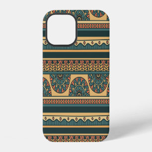 Funda Para iPhone 12 Antecedentes de cosecha de cosechas tribales geomé
