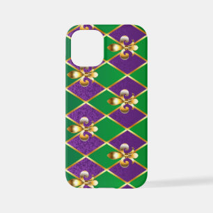 Funda Para iPhone 12 Mini Antecedentes de joyas Mardi Gras